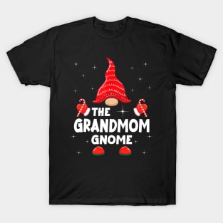 The Grandmom Gnome Matching Family Christmas Pajama T-Shirt